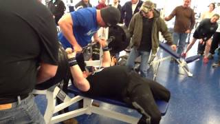 preview picture of video '465 lb Bench Press at at Twin Lakes Competition'