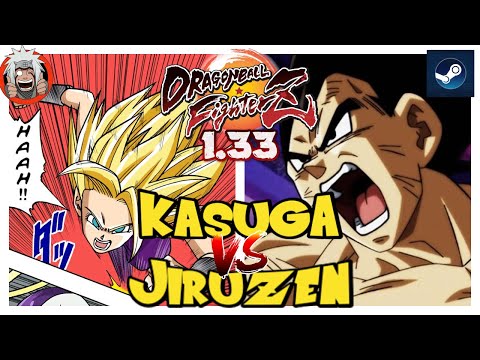 DBFZ Kasuga vs Jiruzen (Cell, A18, Kefla) vs (TGohan, Vegeta, A21)