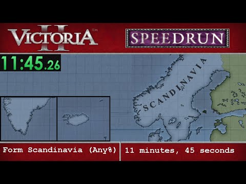 Vic2 Speedrun (RTA NS5) - Form Scandinavia (Any%) in 11 minutes, 45 seconds