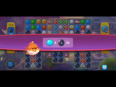 Fishdom 7445 Hard Level - NO 💣🧨💥