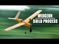 Free Flight Rubber Powered Plane Widgeon Full Build Process