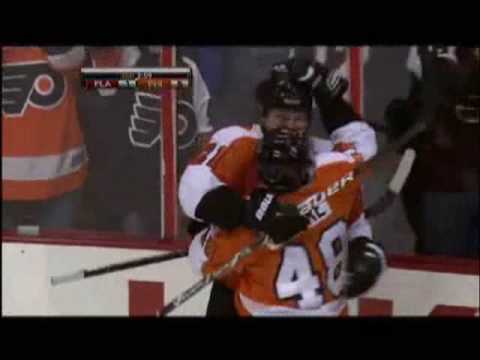 James van Riemsdyk First NHL Goal 10/24/2009