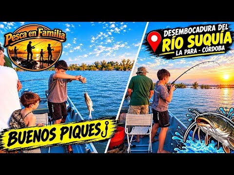 ¡BUENOS PIQUES Y BUENOS TROFEOS! 🎣🔥 | Pesca en la Desembocadura del Río Suquía o RIO PRIMERO !
