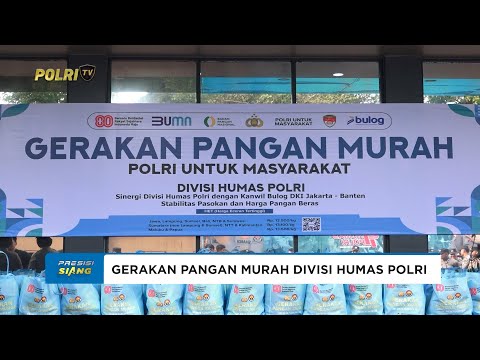 DIVISI HUMAS POLRI LAKSANAKAN GERAKAN PANGAN MURAH UNTUK PERSONEL