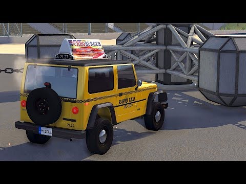 The Giant Spinner On BeamNG Drive! No Vehicle Will Survive!! #5 (BeamNG Drive)
