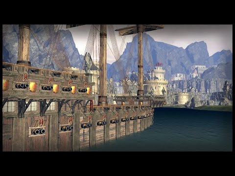 Epic Ship Bombardment Castle Siege - Custom Map Battle | Warhammer Total War Gameplay