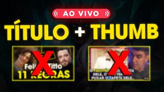 Analyzing Channels 👀 [Title + Thumb + Frequency + ...]