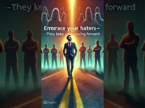 Embrace your haters 💫 #motivation #speech #helping #shortsviral