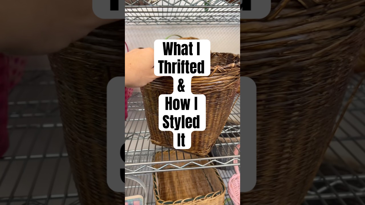 Transforming thrifted finds into… home decor | thrifted vs styled | DIY | thrift finds | Upcycling