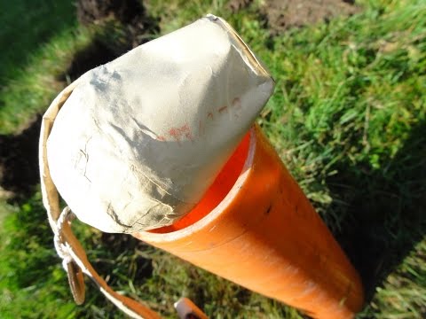 Kugelbombe 75mm Effektshell Blue to Crackling