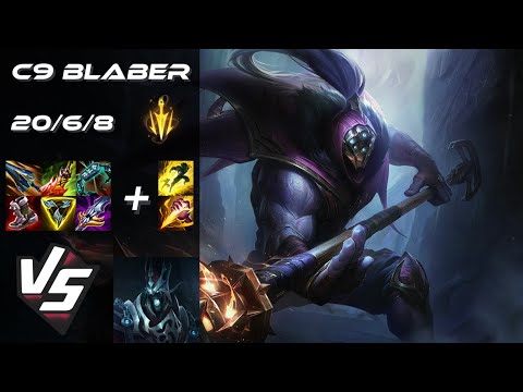 Cloud9 Blaber JUNGLE Jax vs Karthus - NA Challenger Patch 14.7