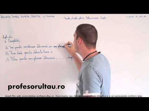 determinarea planului exemple - profesorultau.ro