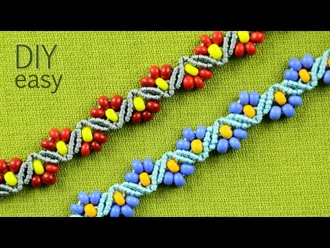 Heart Friendship Bracelet for Valentines Day DIY Tutorial