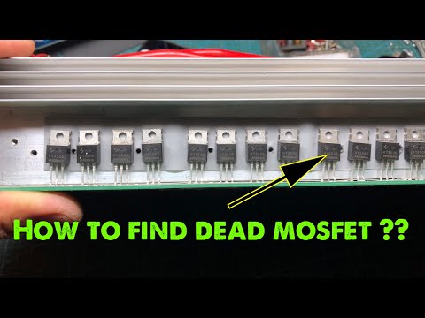 How to find burnt mosfet