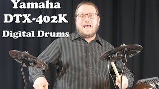 Video thumbnail for Yamaha DTX402K Electronic Drum Set by C. A. House Music