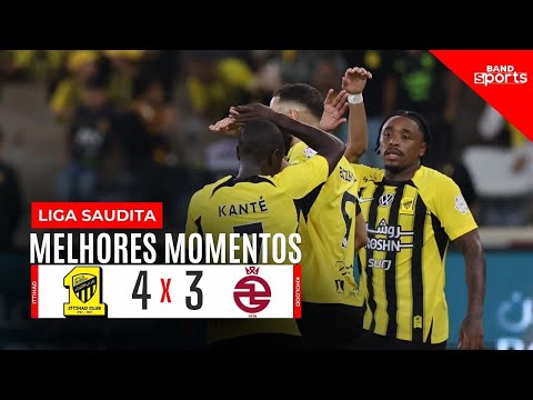 QUE JOGAÇO NO SAUDITÃO! CONFIRA OS MELHORES MOMENTOS DA VITÓRIA DO ITTIHAD POR 4x3 SOBRE O KHOLOOD