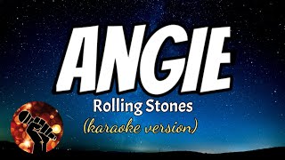 ANGIE - ROLLING STONES (karaoke version)