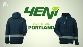 Bunda CXS 4ENVI PORTLAND, zimná, pánska, čierna