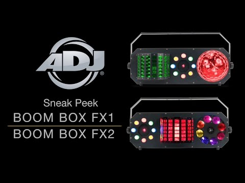 American DJ BOOM BOX FX2 efekt świetlny LED DMX 4 w 1 - gobo, flower, laser, wash/chase B-Stock