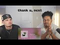 Actually Her Best Album Reacting To Thank U Next By Ariana Grande