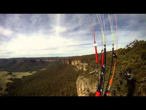 130826 Paragliding Hangliding Blackheath Blue Mountains New South Wales Australia