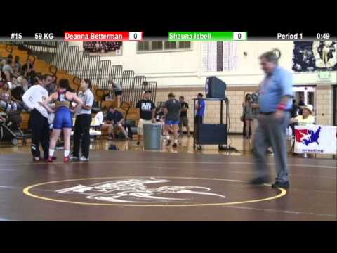WM 59 KG Deanna Betterman (Sunkist Kids) vs Shauna Isbell (TMWC)