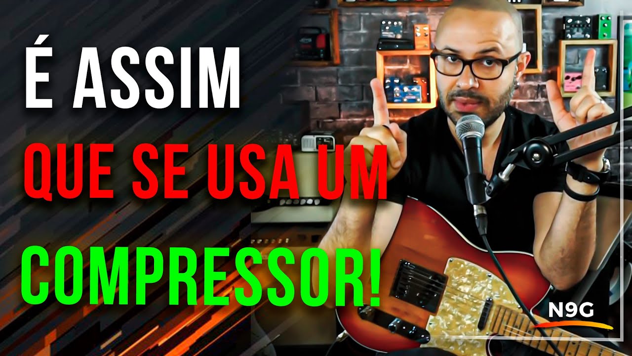 3 formas de como se usar um pedal de compressor corretamente na guitarra