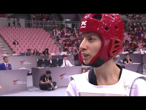 2018 Taoyuan WT GP SF W 57kg Zongshi LUO CHN Raheleh ASEMANI BEL