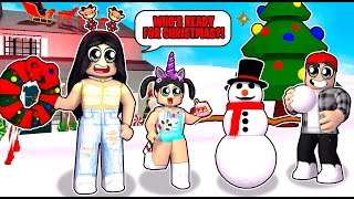 DECORATING OUR HOUSE FOR CHRISTMAS! ( Roblox Bloxburg Christmas Update )