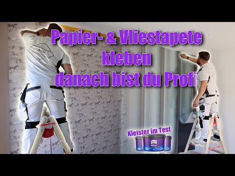 Richtig tapezieren/ Tipps vom Meister