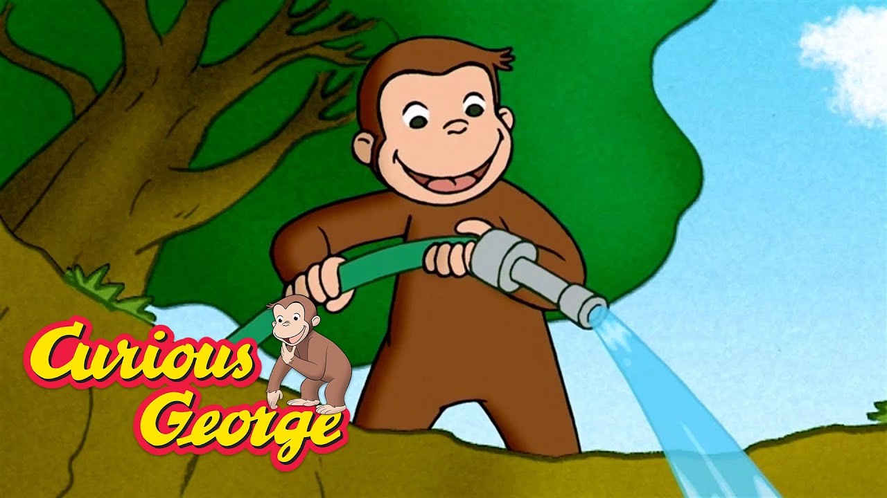 George Builds a Pond! 🐵 Curious George 🐵 Kids Cartoon 🐵 Kids Movies