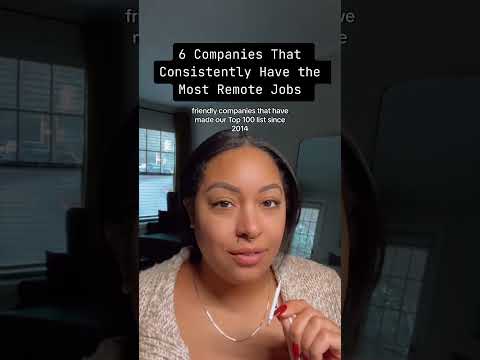 WFH Job Search: These 6 Companies That Consistently Have the Most Remote Jobs #wfhjobs #wfh #jobs