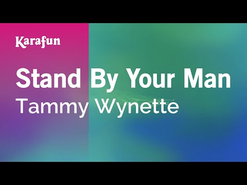 Stand By Your Man - Tammy Wynette | Karaoke Version | KaraFun