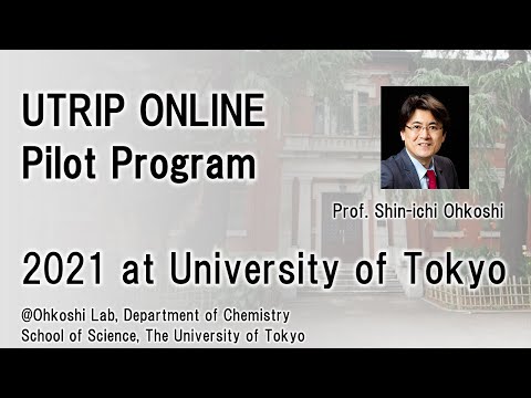 UTRIP Online Pilot Program at Ohkoshi laboratory School of Science, The University of Tokyo