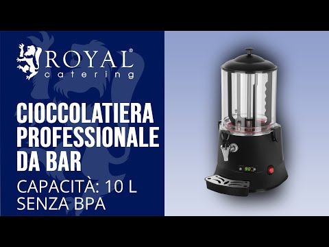 video - Cioccolatiera professionale da bar - 10 litri - Display LED