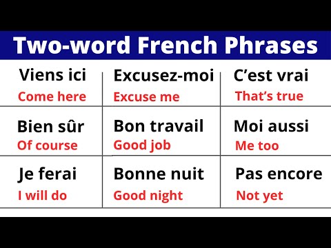 Learn 50 French Sentences in just Two Word