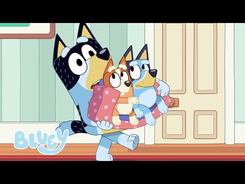 Capa de Bluey e Bingo convencem o Papai Robô | Papai Robô | Bluey Português Brasil