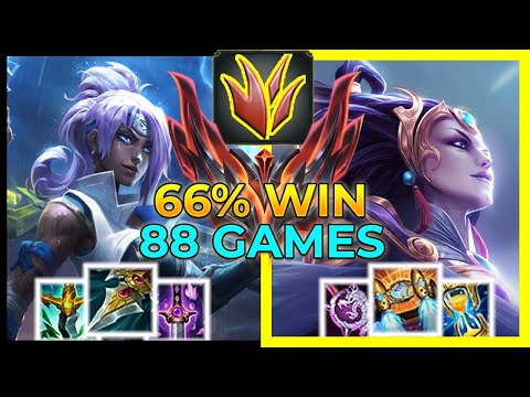 【 66 % Win Diana 】vs Qiyana - JUNGLE - GRANDMASTER - League of Legends Elite Gameplay