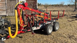 Remorque forestière Kranman T2000EX M36 Pro à vendre - Image 4 | Autoline SN Remorque forestière Kranman T2000EX M36 Pro | Image 4 - Autoline