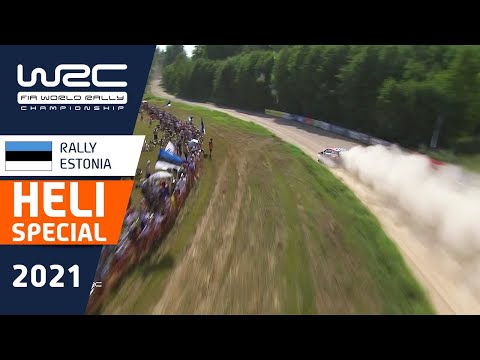 Exclusive heli special - WRC Rally Estonia 2021