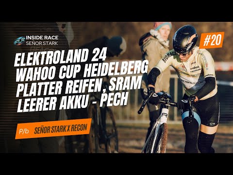 Inside Race: Elektroland 24 Wahoo Cyclocross Cup Heidelberg 2025 | Reifendefekt, leerer Akku, pech!