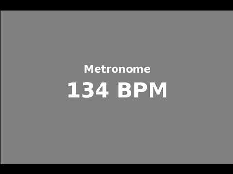 Metronome - 134 BPM - 4/4