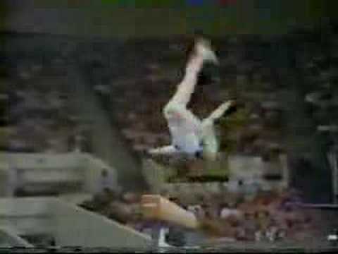1979 World Championships gymnastics Nadia Comaneci BB