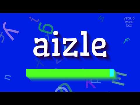How to say "aizle"! (High Quality Voices)