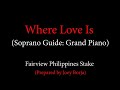 WhereLoveIsSopranoGuide Piano