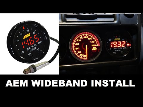 How to install an AEM Wideband to K PRO V4 - Honda Civic K Swap Part 13