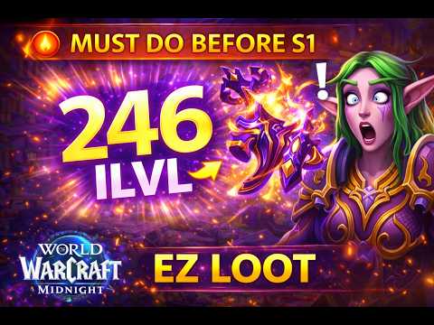 How to Get 4 Pieces of 246 ilvl Gear FAST-- Renown Guide-- WoW Midnight Season 1 Prep