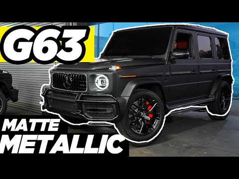 Turning a new G63 Mercedes Benz Matte Color, Oranged Out Tiger Lambo. Video