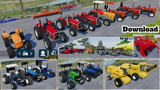 FS 23 New All Indian Tractor Mod Apk|| FS 23 Pakistani Tractor Mod ||FS 23 Indian Tractor