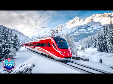 GLACIER EXPRESS SWITZERLAND🇨🇭World’s Most Beautiful Train Ride in Switzerland